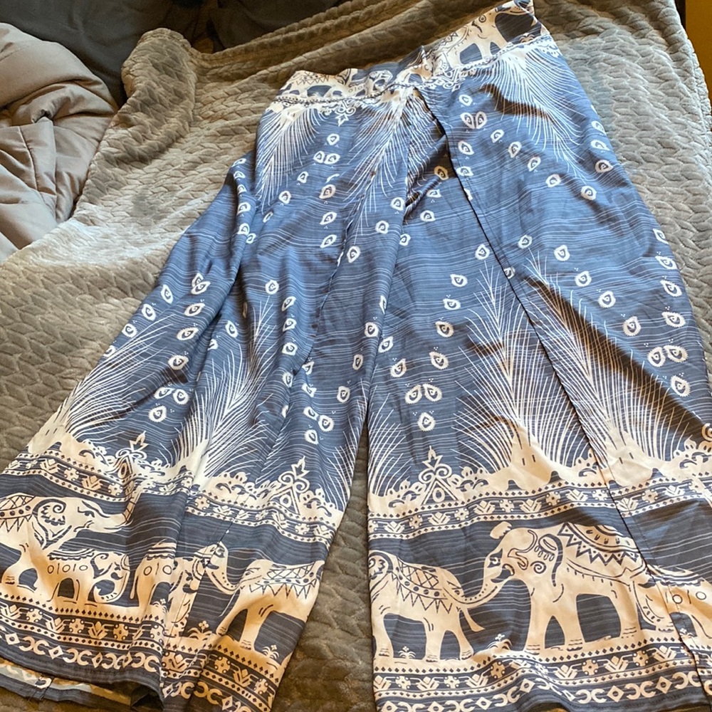 elephant “flare” pants